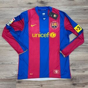 2007/2008 Barcelona Ronaldinho Jersey